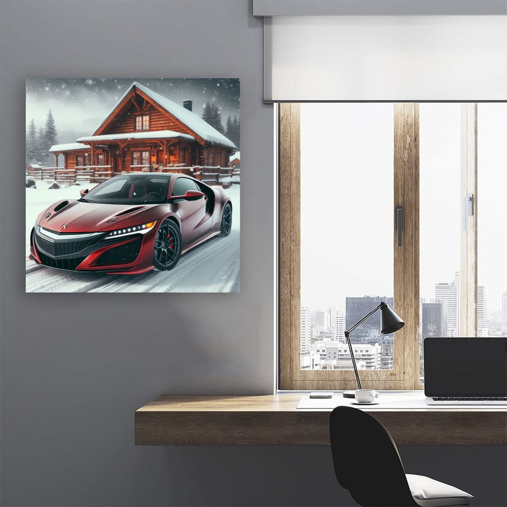 Acura Nsx Wint Wall Art