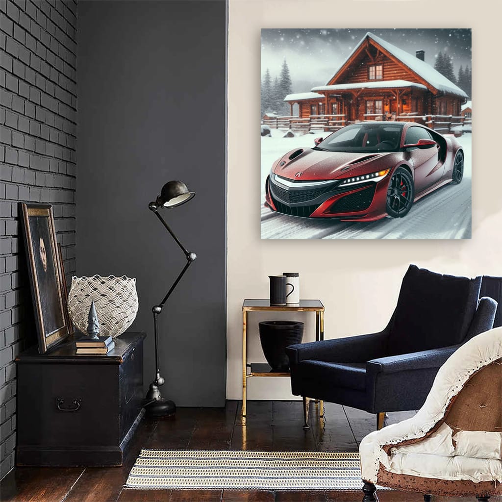 Acura Nsx Wint Wall Art