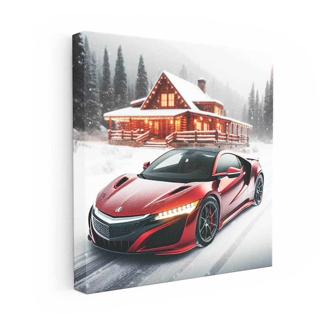 Acura Nsx Winter Wall Art