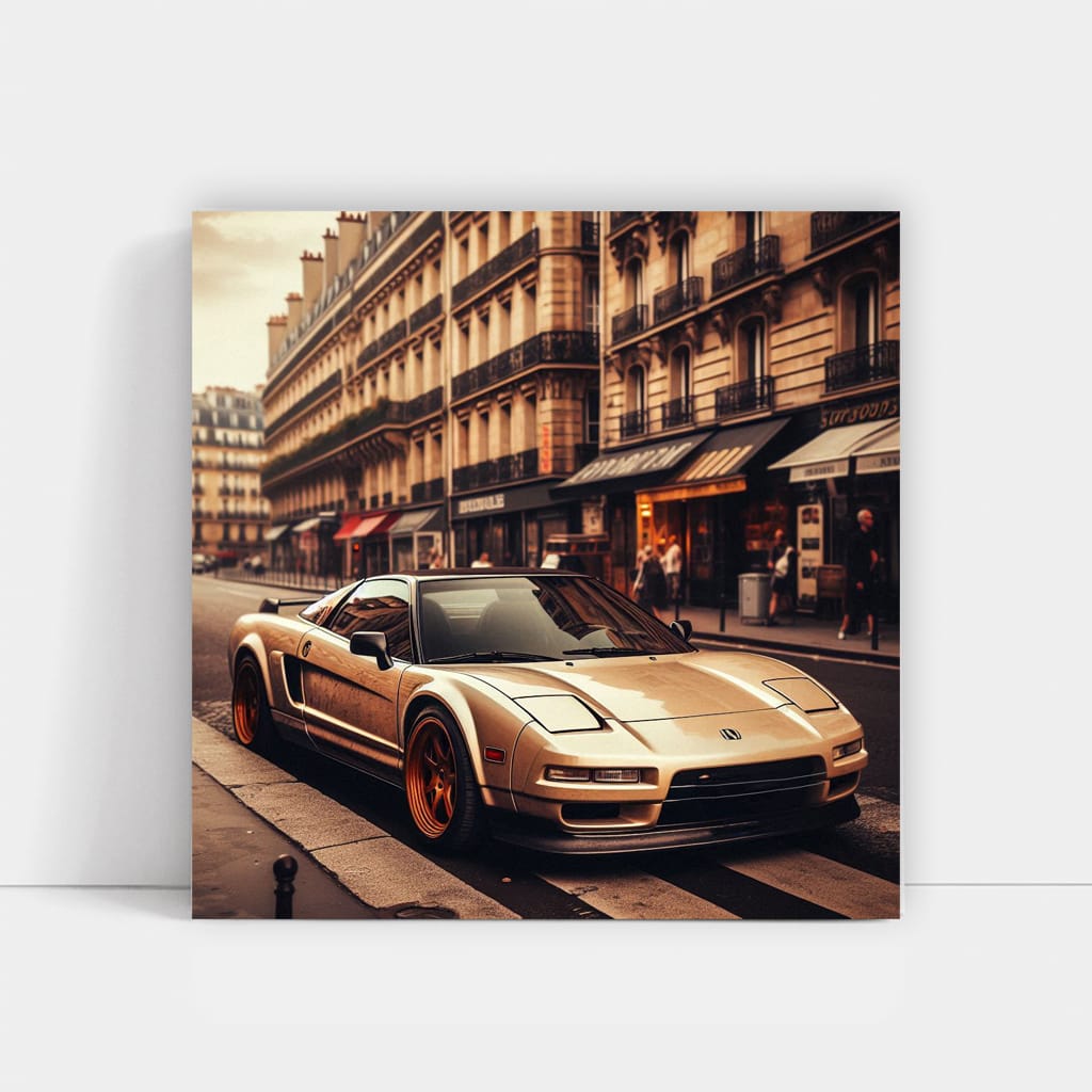 Retro Acura in Paris - Vintage Elegance and Timeless Charm