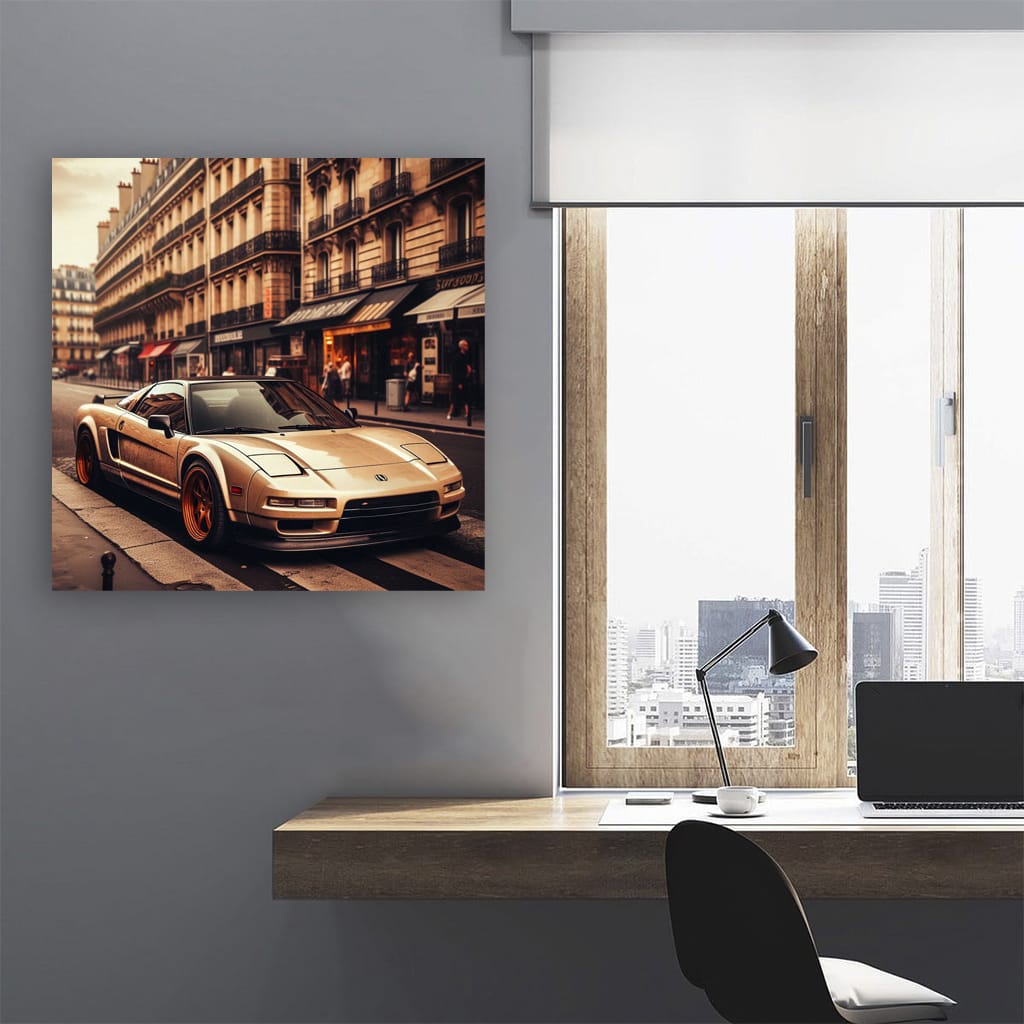 Retro Acura in Paris - Vintage Elegance and Timeless Charm