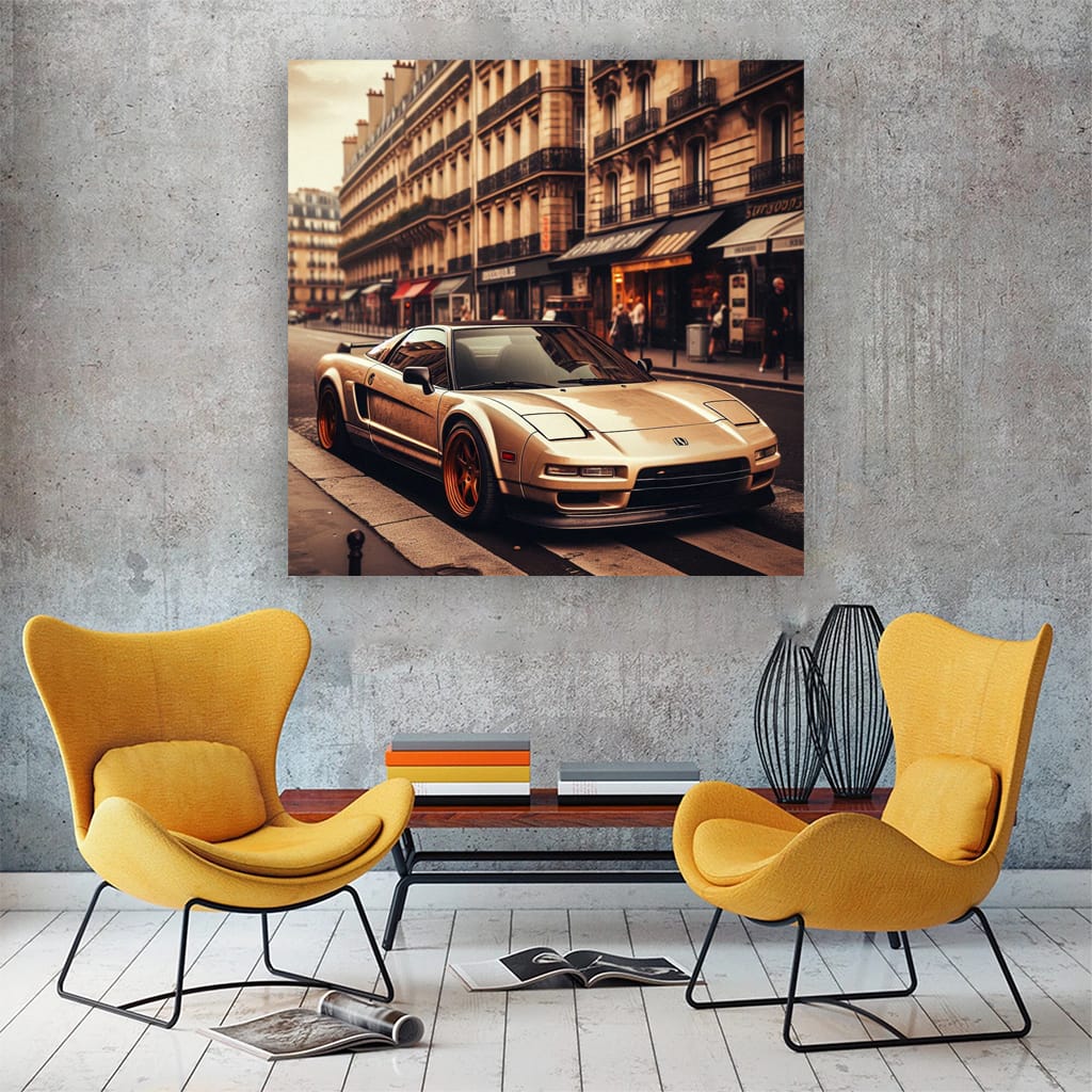 Retro Acura in Paris - Vintage Elegance and Timeless Charm