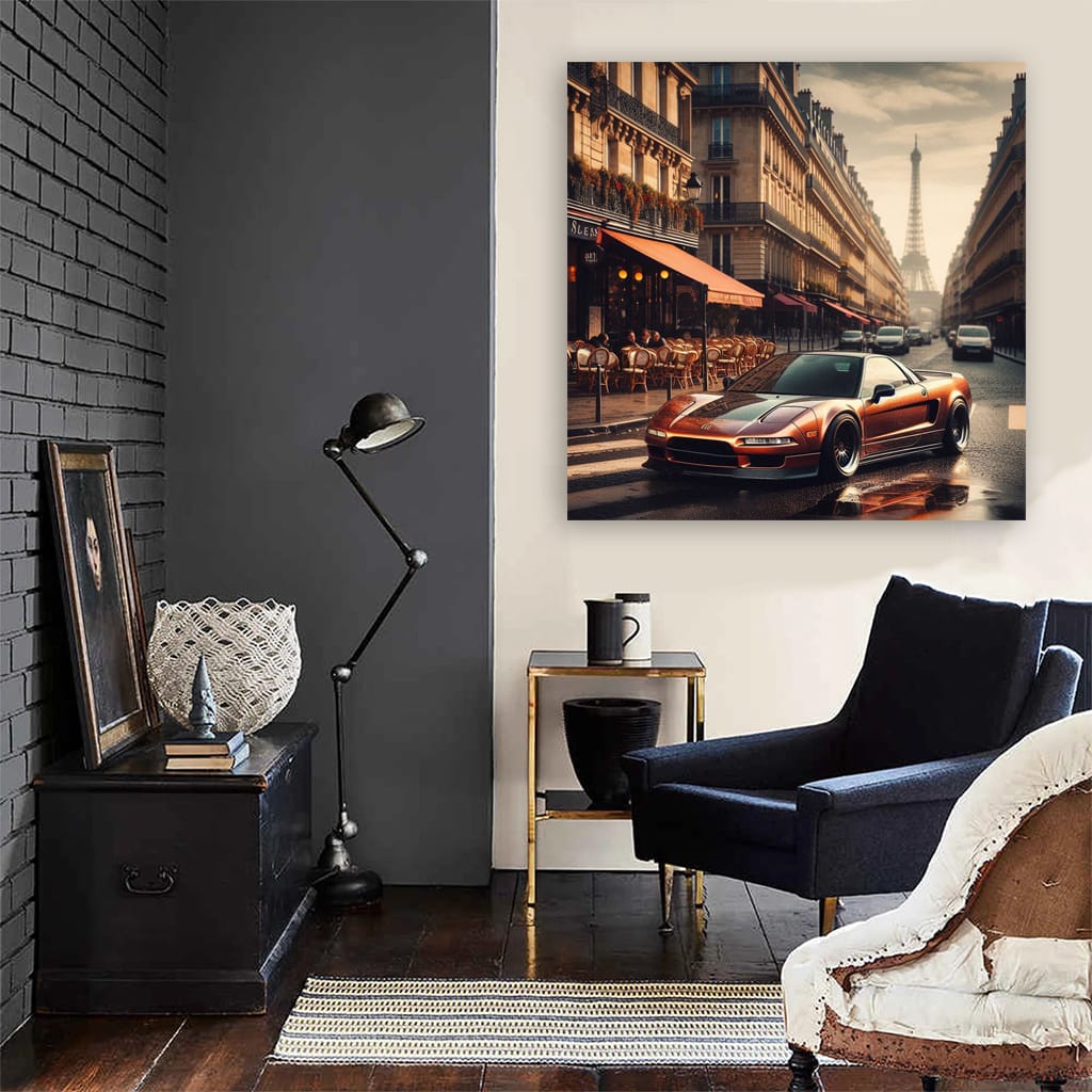 Acura Old Retro Paris Wall Art