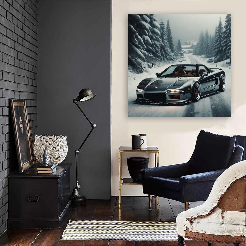 Acura Old Retro Wint Wall Art