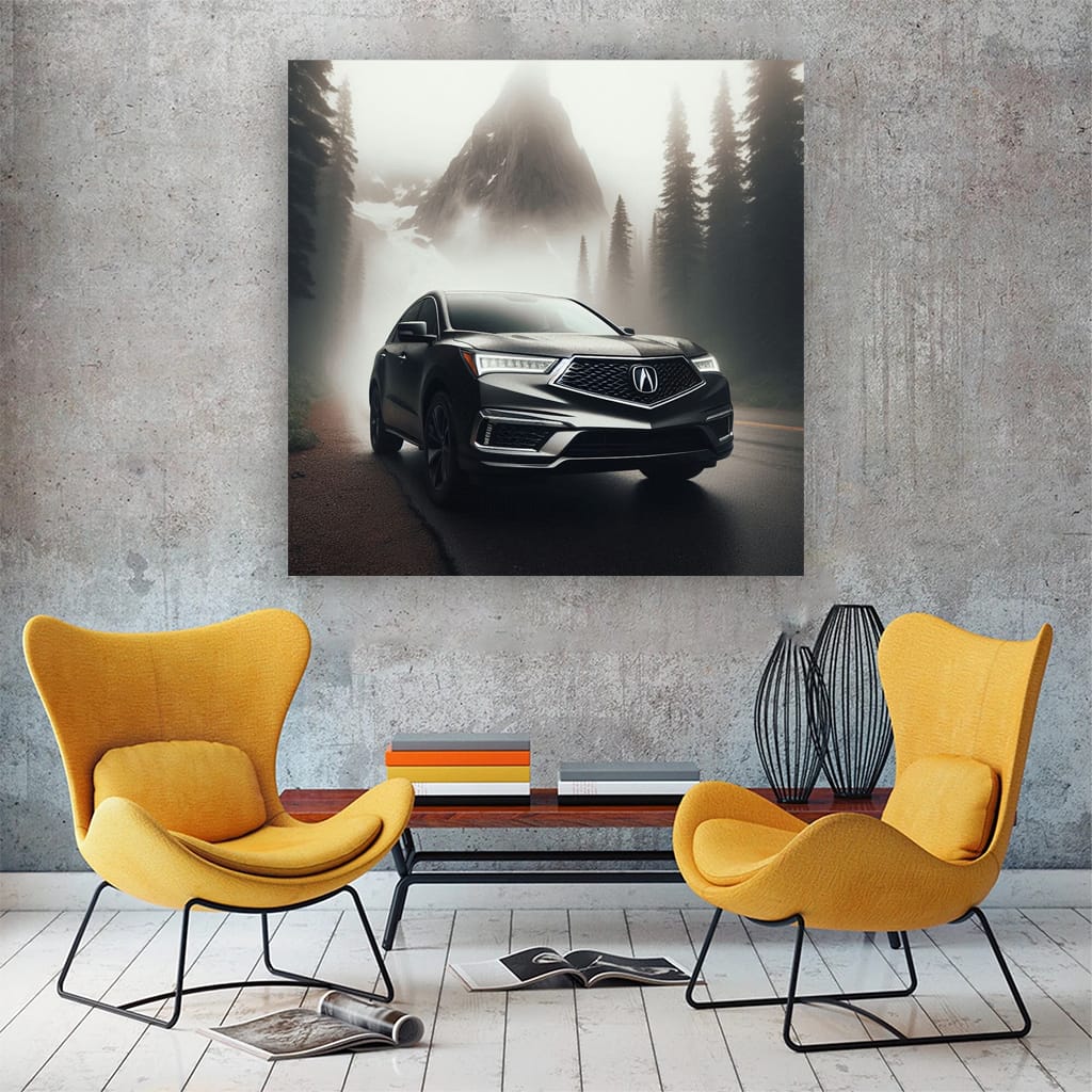 Acura RDX Foggy Adventure - Sleek and Reliable SUV