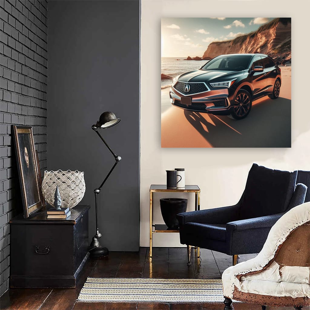 Acura Rdx On Beach Wall Art