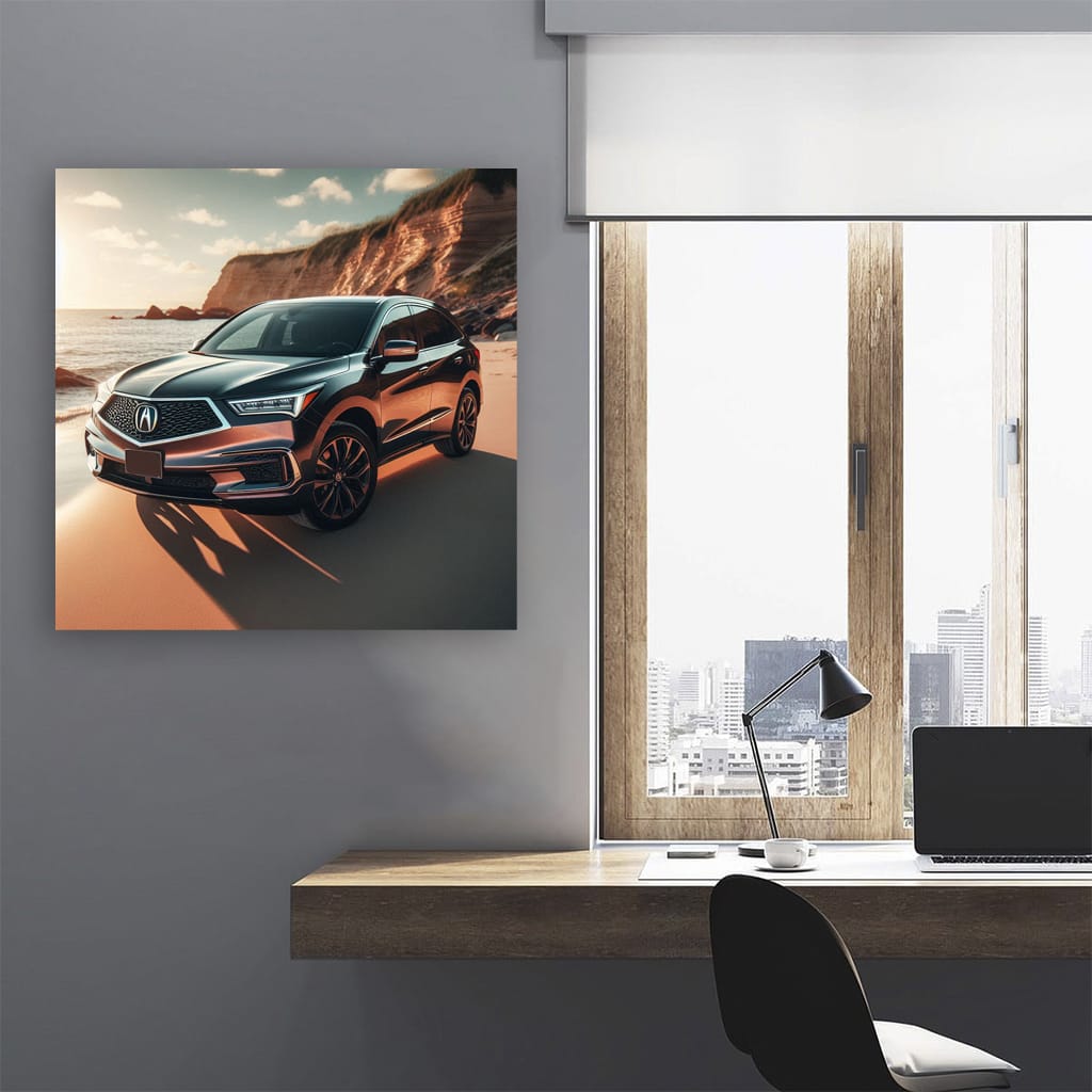 Acura Rdx On Beach Wall Art