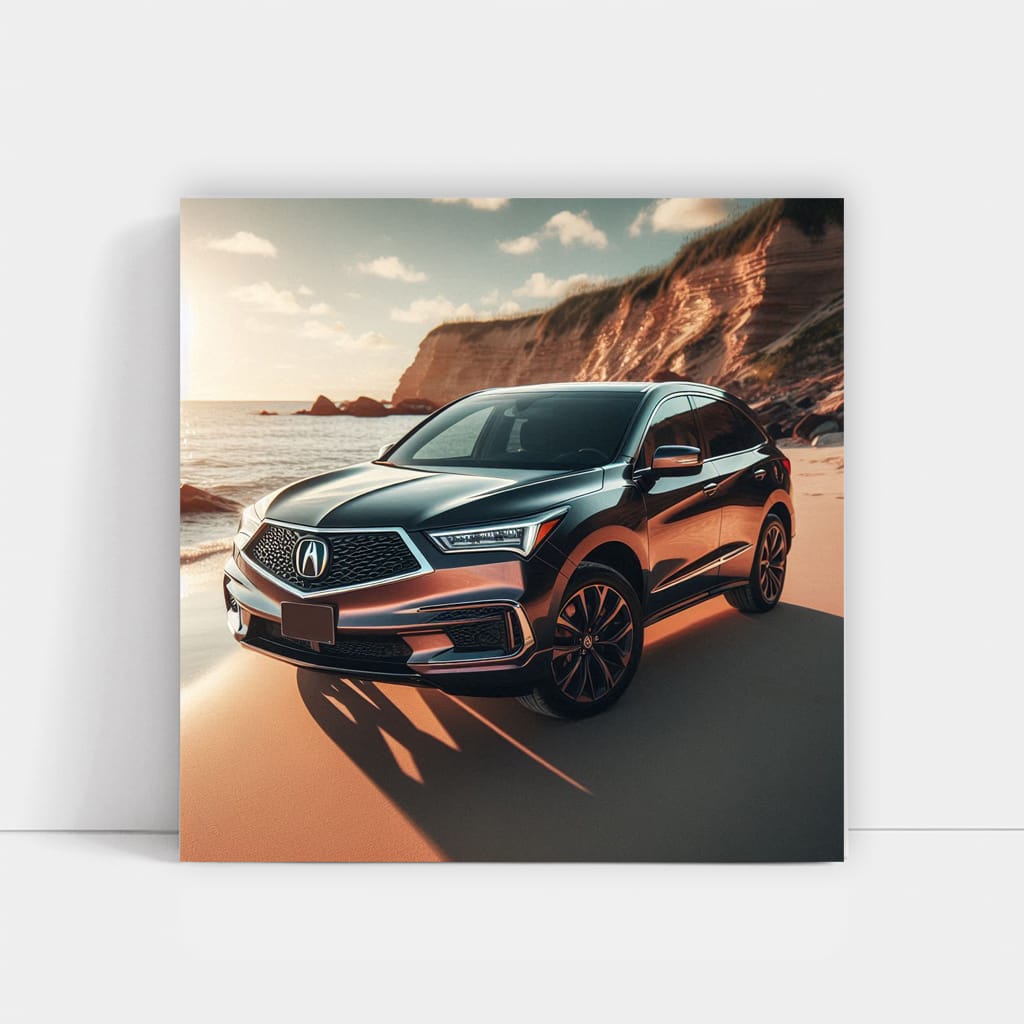 Acura Rdx On Beach Wall Art