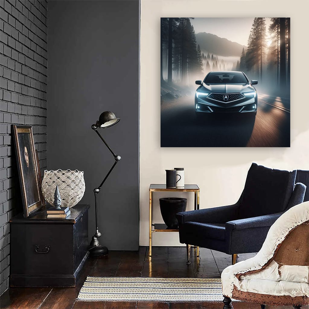 Acura Rl Fog Wall Art