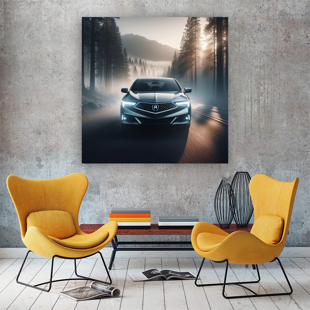 Acura Rl Fog Wall Art