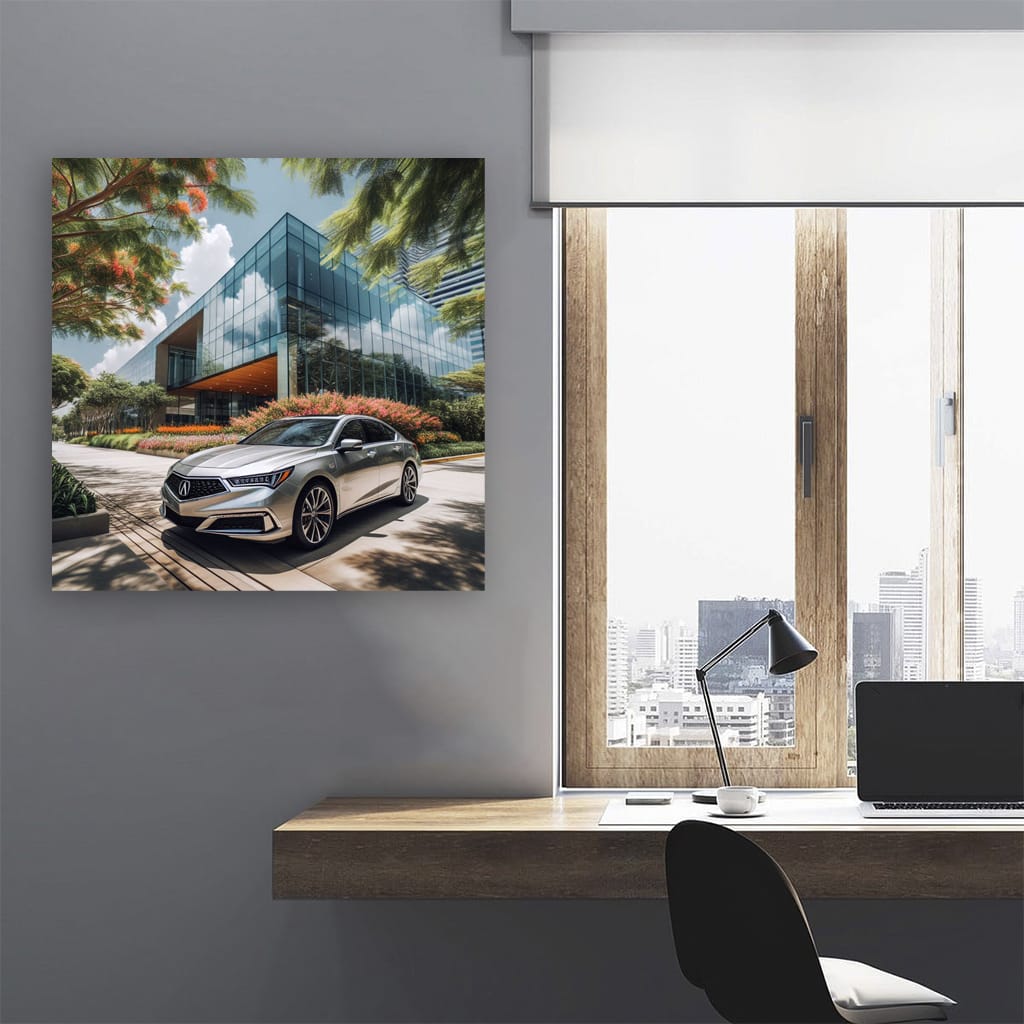 Acura Rlx Buildi Wall Art