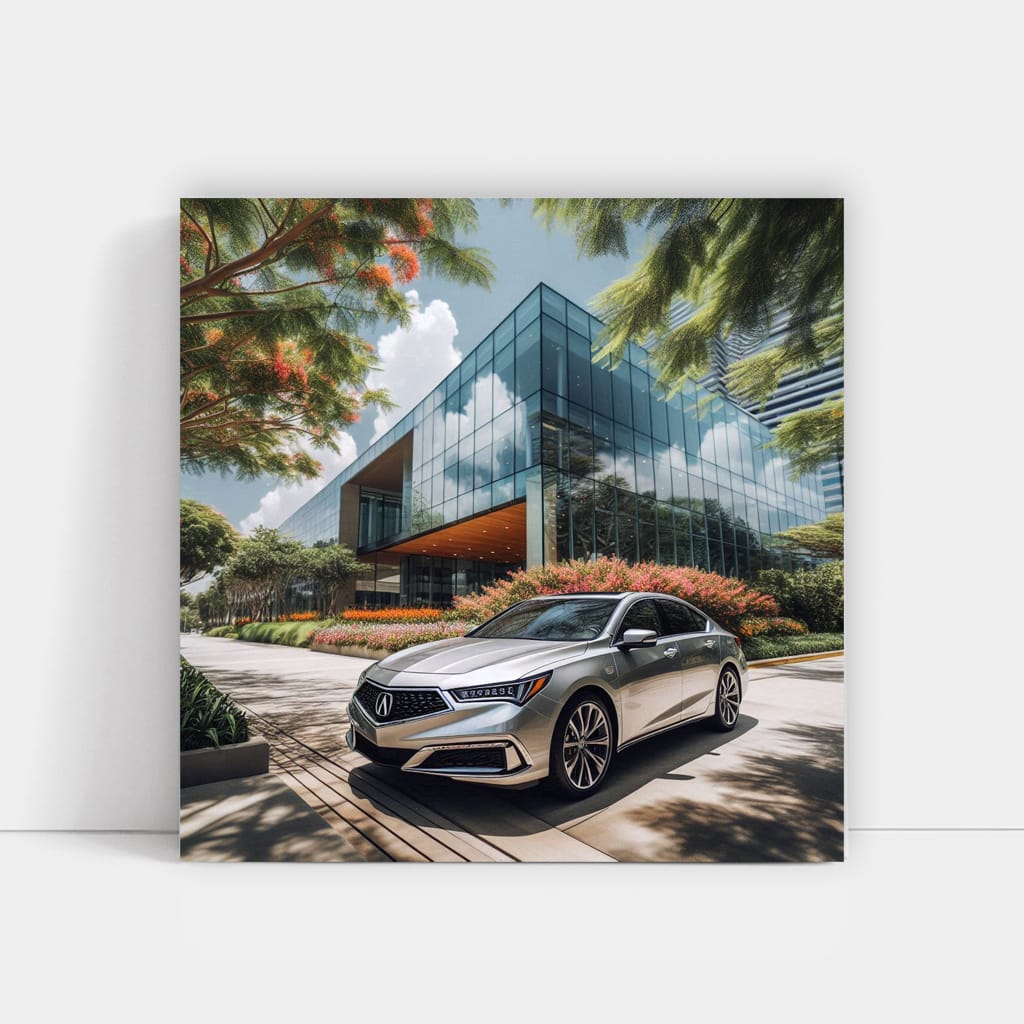 Acura Rlx Buildi Wall Art