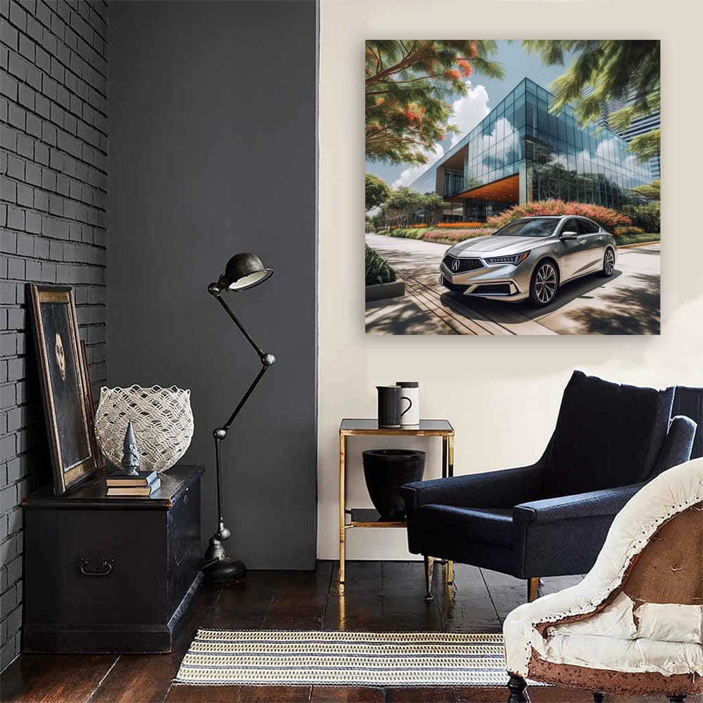 Acura Rlx Buildi Wall Art