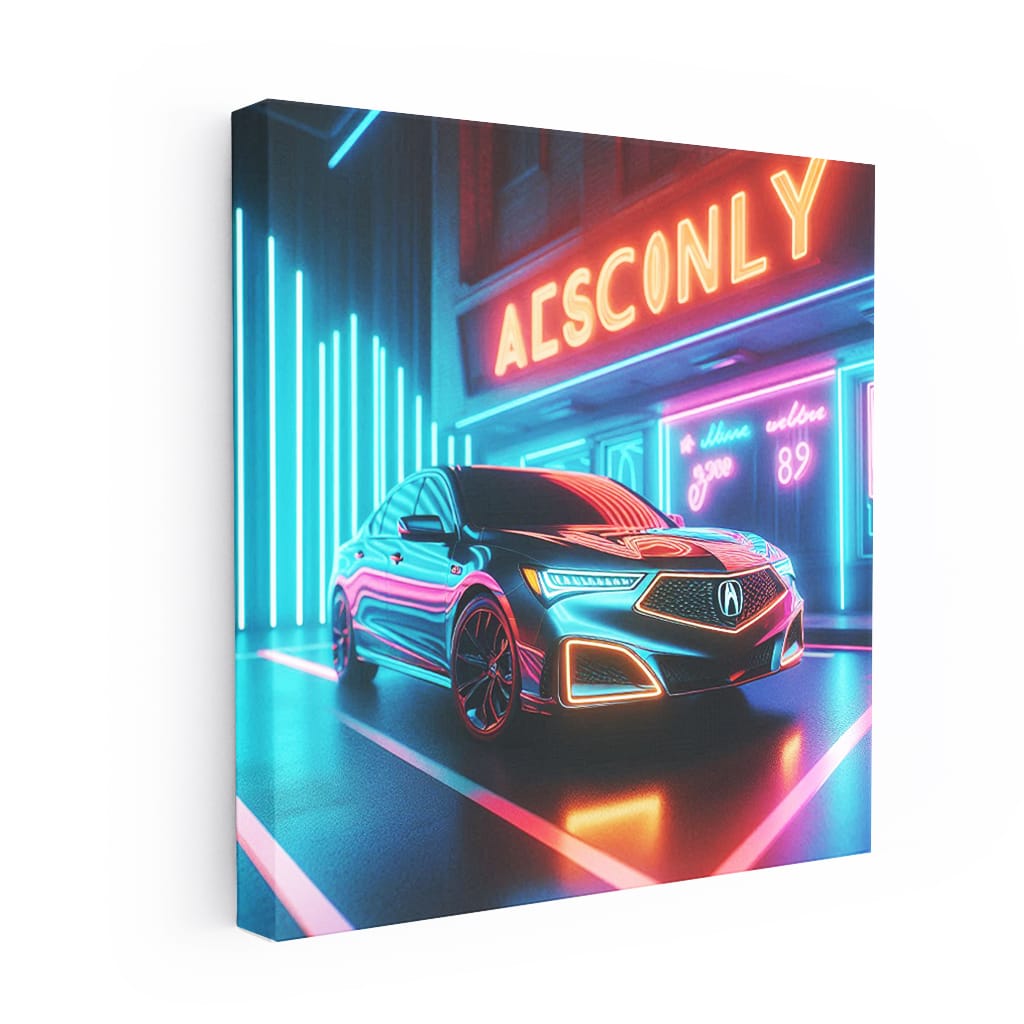 Acura Rlx Neon Wall Art