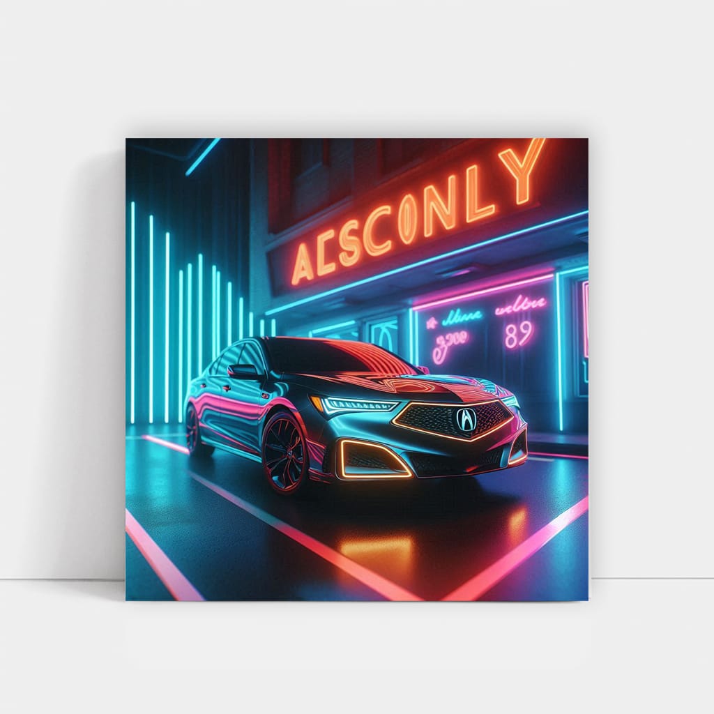 Acura RLX Neon - Sleek and Stylish Performance