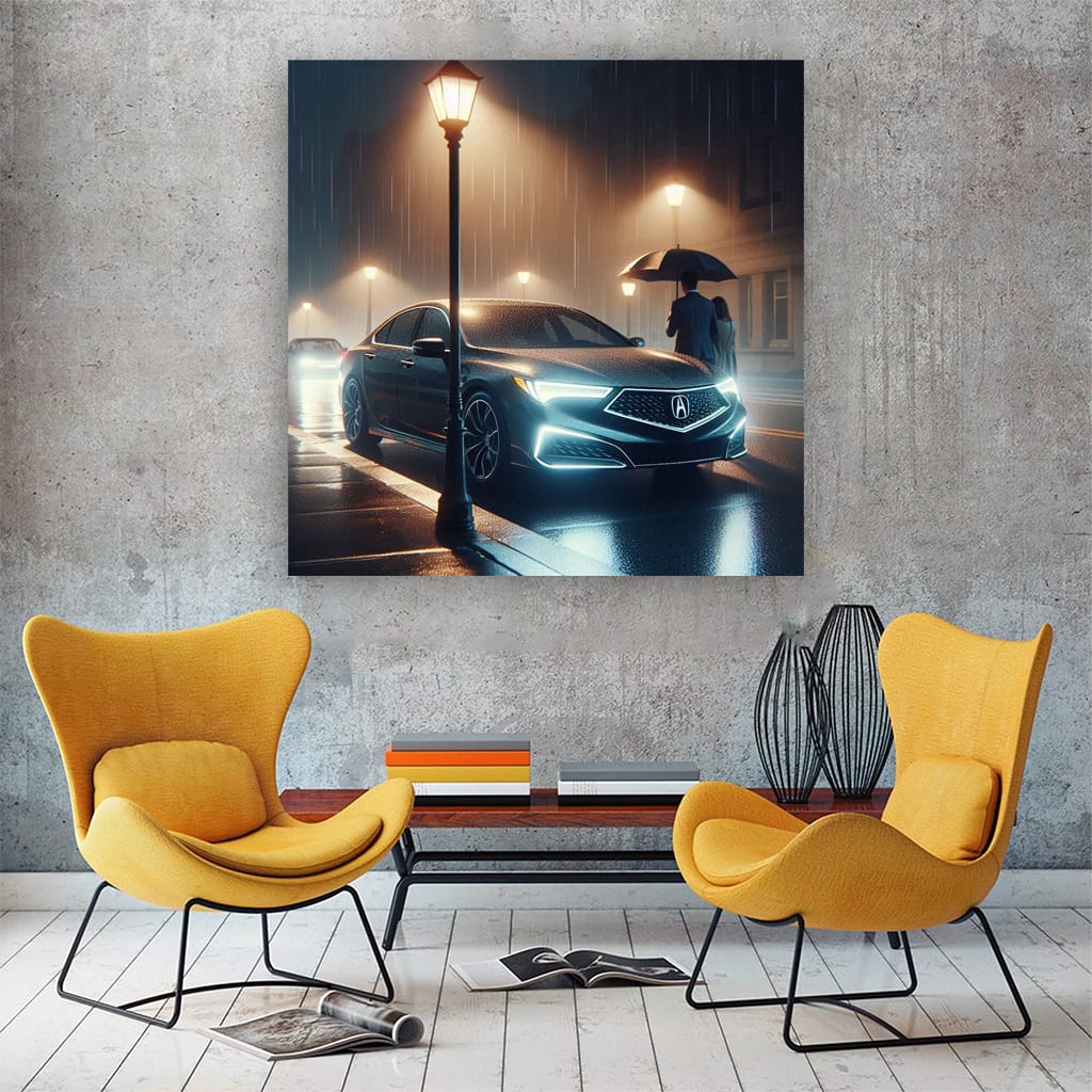 Acura Tl Night Wall Art