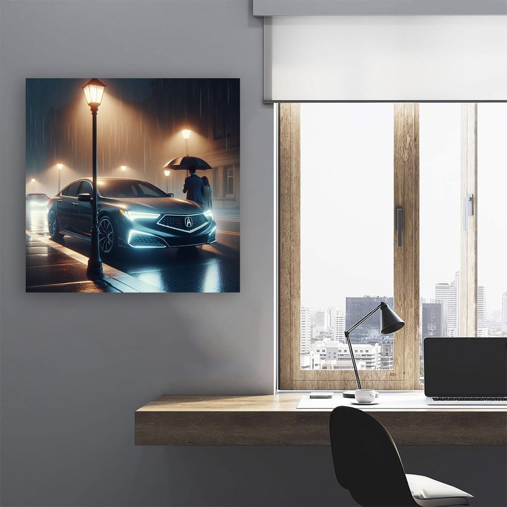 Acura Tl Night Wall Art