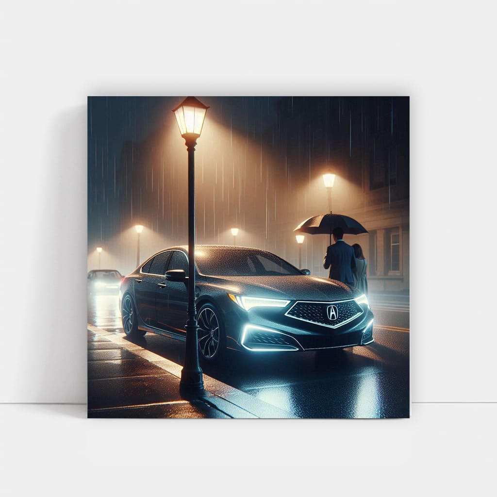 Acura Tl Night Wall Art