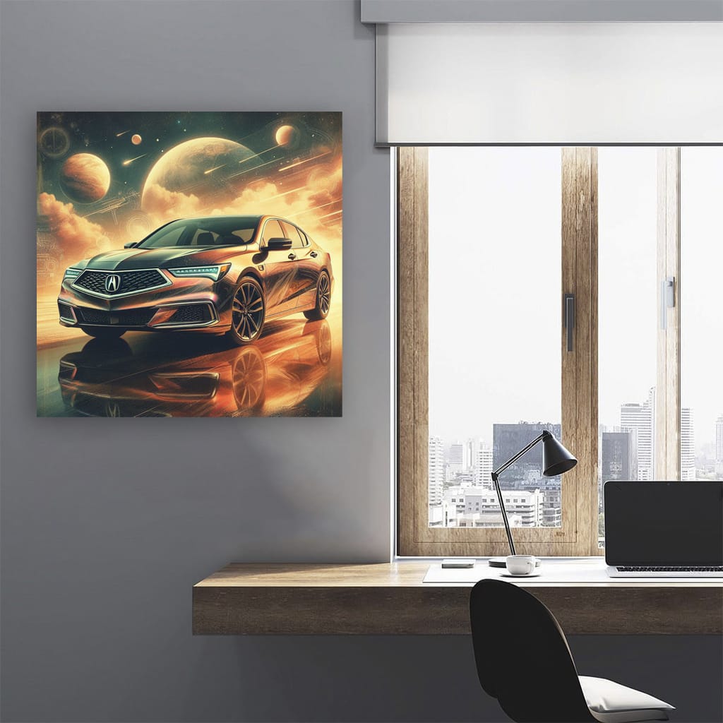 Acura Tlx Absctract Wall Art