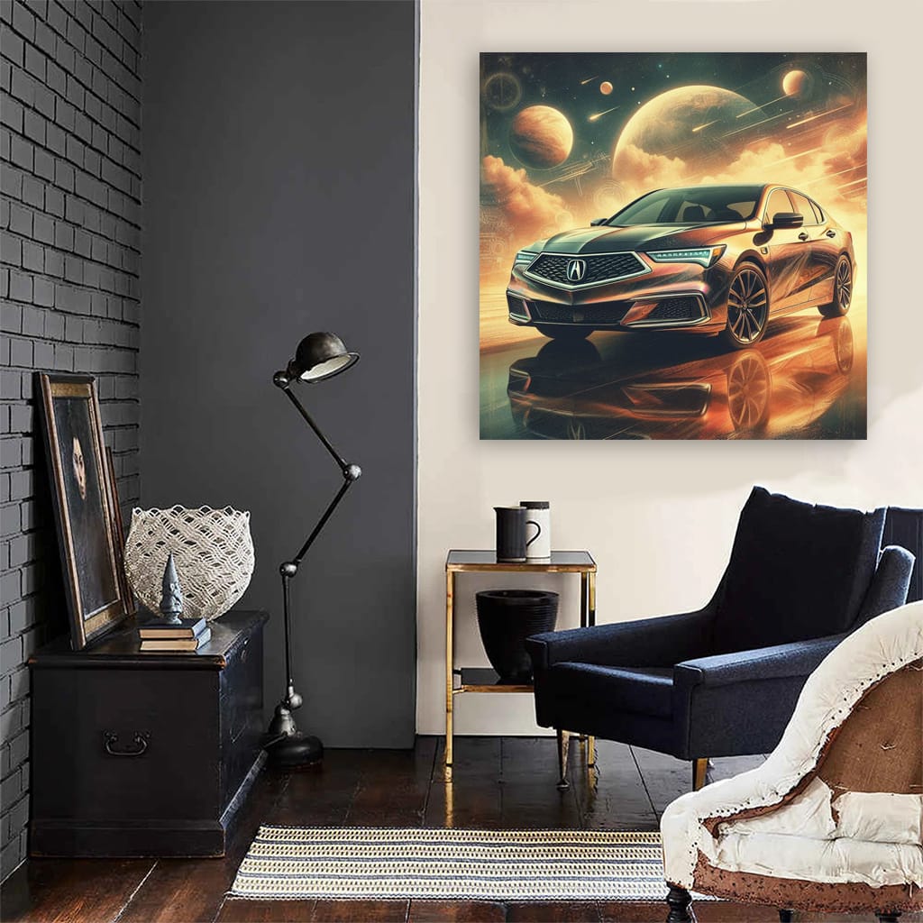 Acura Tlx Absctract Wall Art