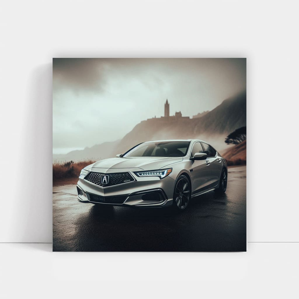 Acura TLX in Cloudy Weather - Sleek and Sophisticated