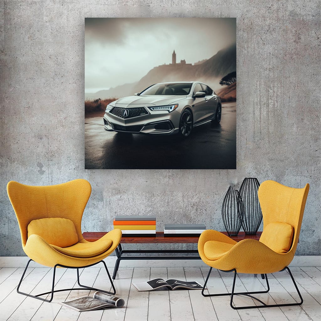 Acura TLX in Cloudy Weather - Sleek and Sophisticated