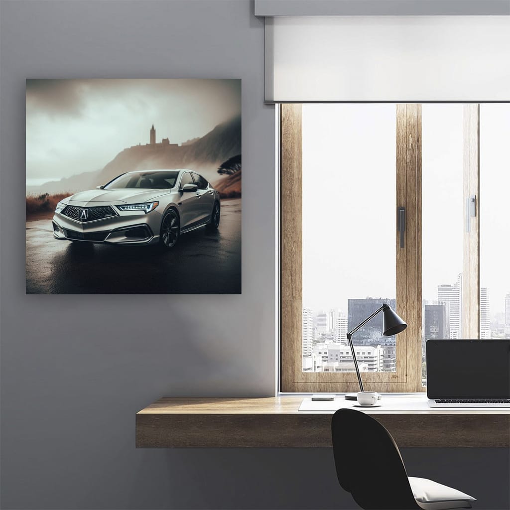 Acura TLX in Cloudy Weather - Sleek and Sophisticated