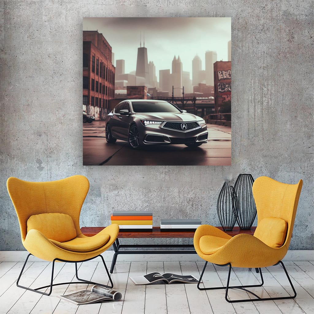 Acura Tlx Overcast Weather Wall Art