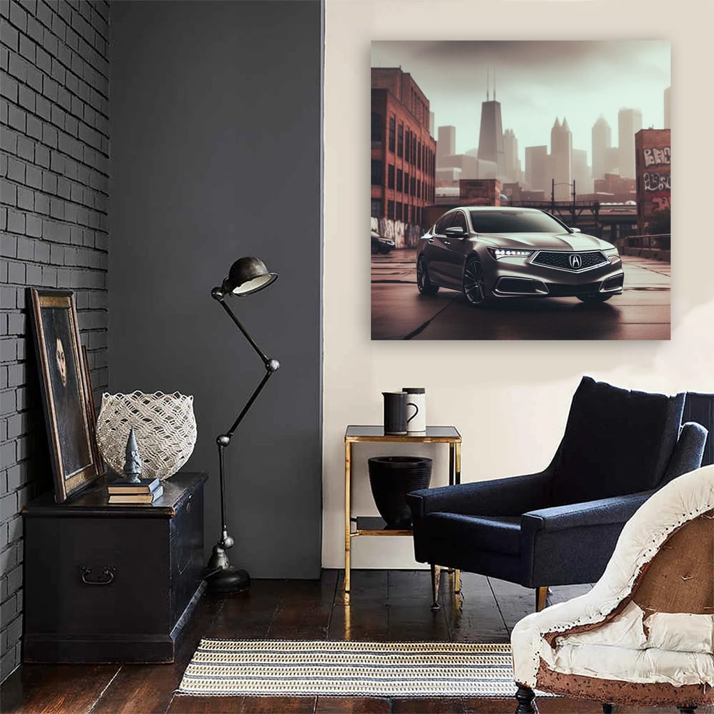 Acura Tlx Overcast Weather Wall Art