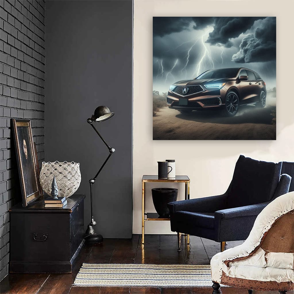 Acura Zdx Thunderstorm Wall Art