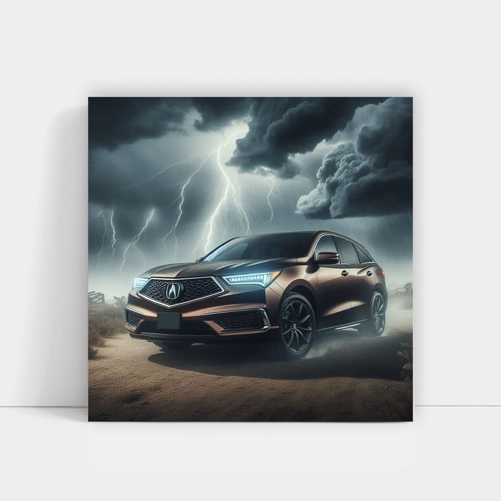 Acura Zdx Thunderstorm Wall Art