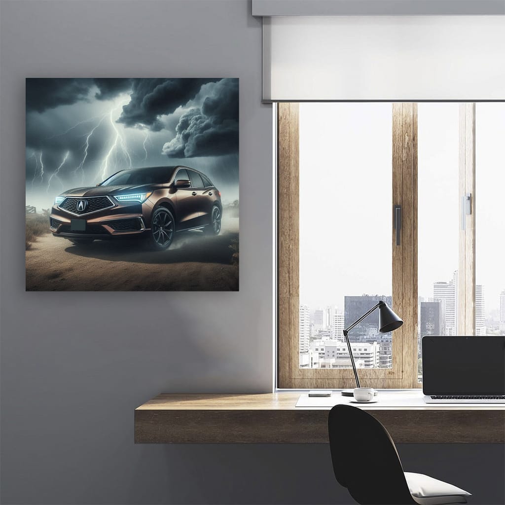 Acura Zdx Thunderstorm Wall Art