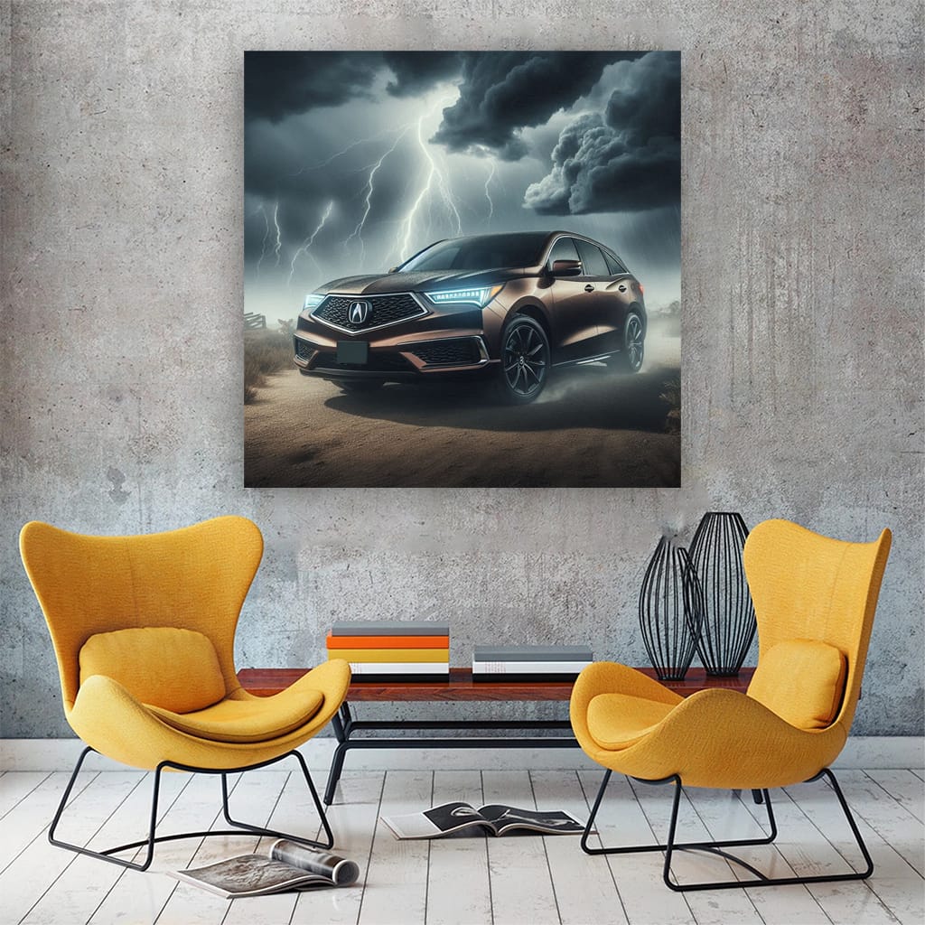 Acura Zdx Thunderstorm Wall Art