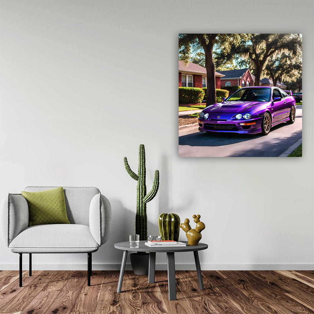 Purple Acura Integra Type R in Jacksonville - Sporty Elegance