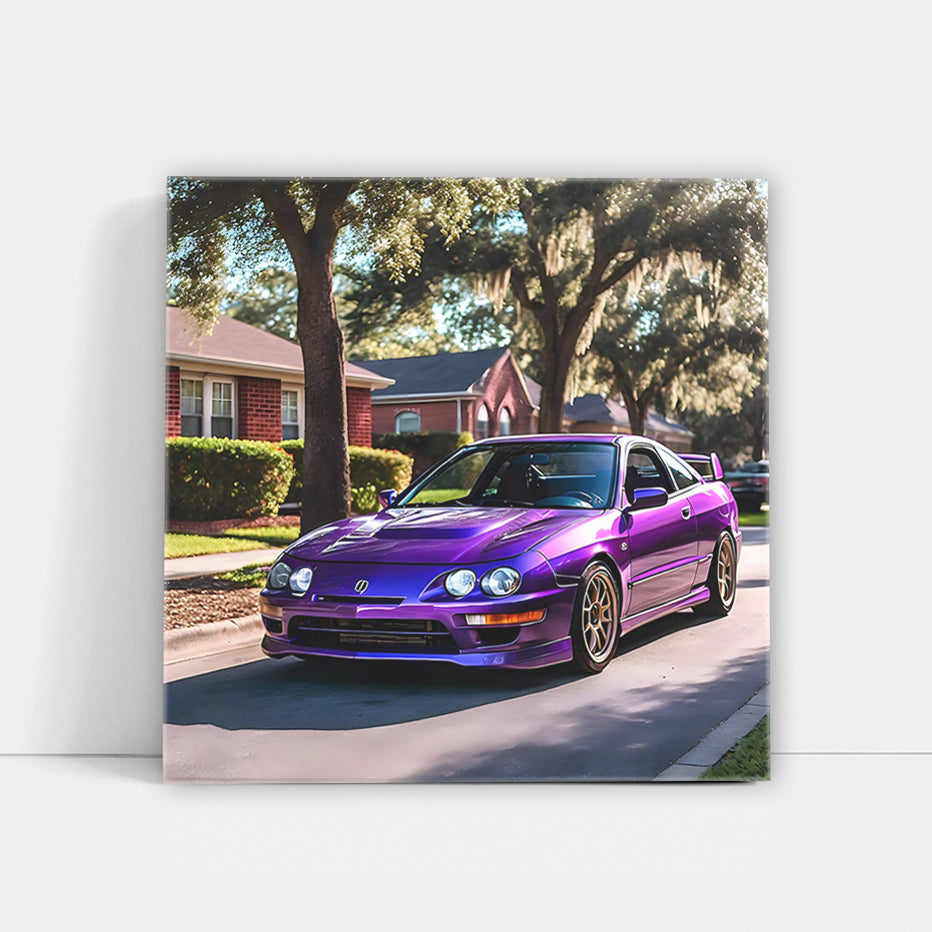 Purple Acura Integra Type R in Jacksonville - Sporty Elegance