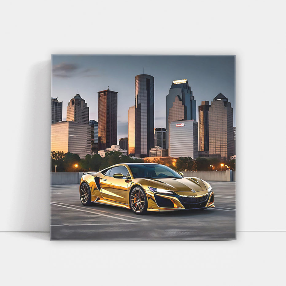 Gold Acura NSX in Houston, TX - Sleek and Powerful Ride