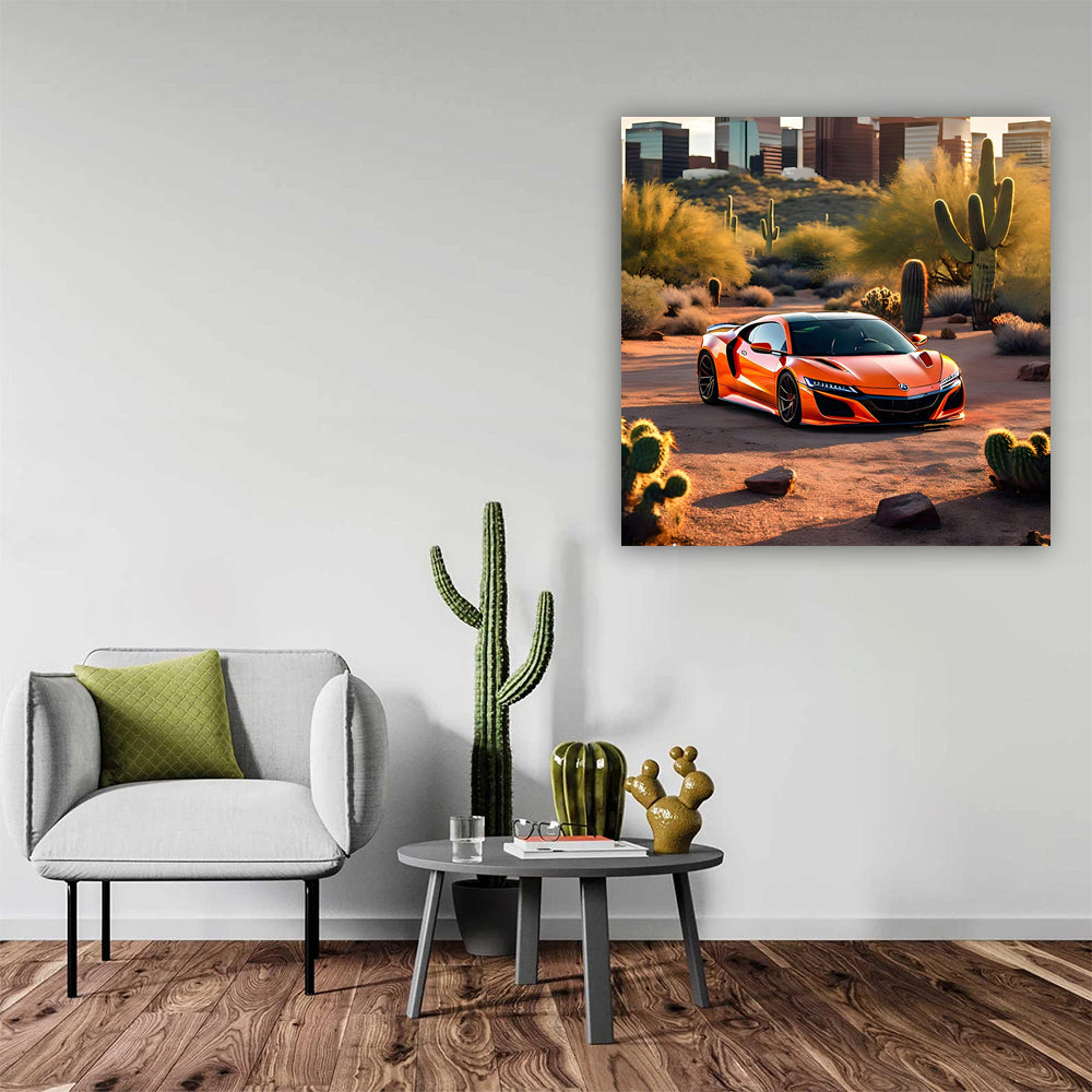 Orange Acura NSX in Phoenix, AZ - Sleek and Stylish