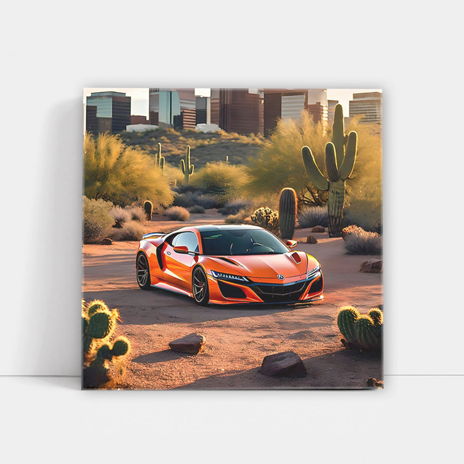 Orange Acura NSX in Phoenix, AZ - Sleek and Stylish
