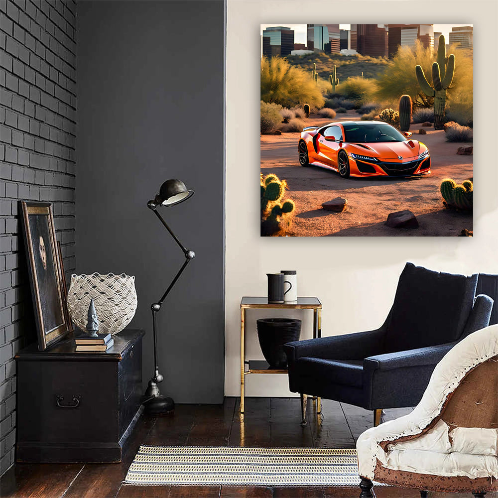 Orange Acura NSX in Phoenix, AZ - Sleek and Stylish