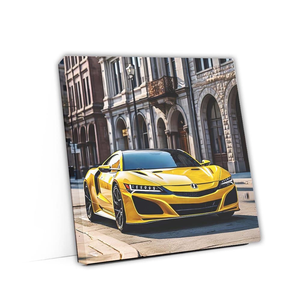 Acura Nsx Yellow In Philadelphia P Wall Art