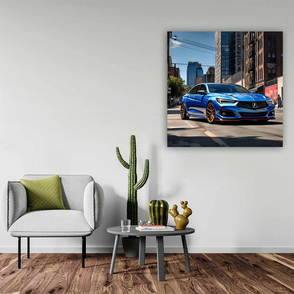 Acura TLX Type S in Blue - Urban Elegance and Power