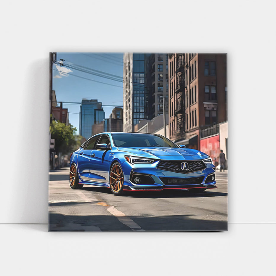 Acura TLX Type S in Blue - Urban Elegance and Power