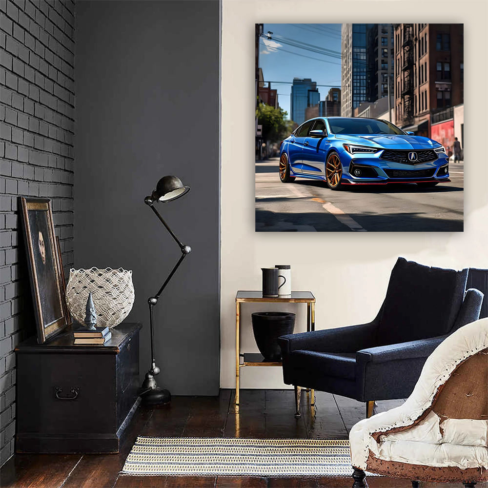 Acura TLX Type S in Blue - Urban Elegance and Power