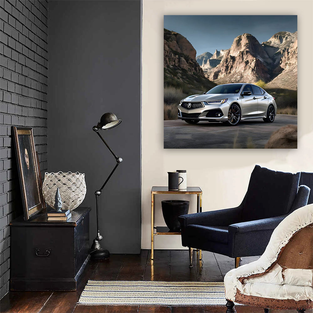 Acura TLX Type S Silver in Mountains - Power Meets Elegance