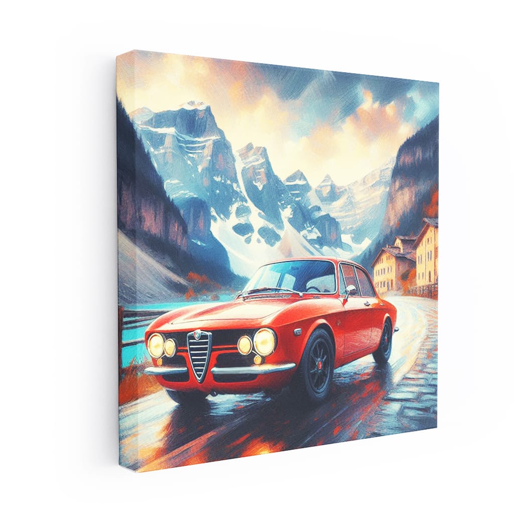 Alfa Romeo Giulia Impressionism Wall Art