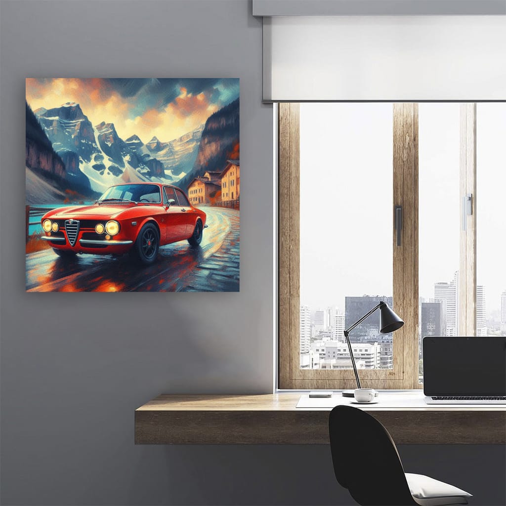 Alfa Romeo Giulia Impressionism Wall Art