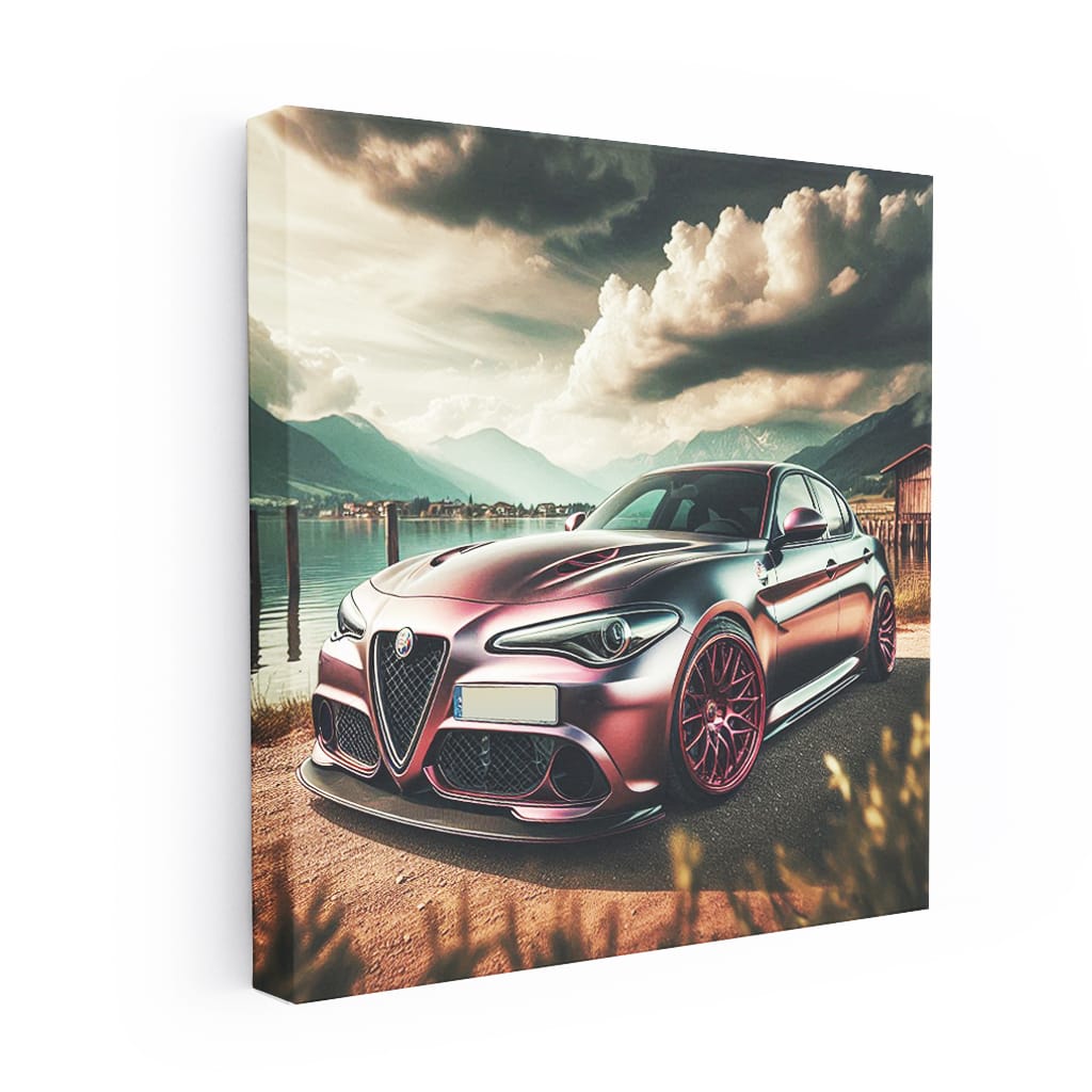 Alfa Romeo Giulia Paint Wall Art