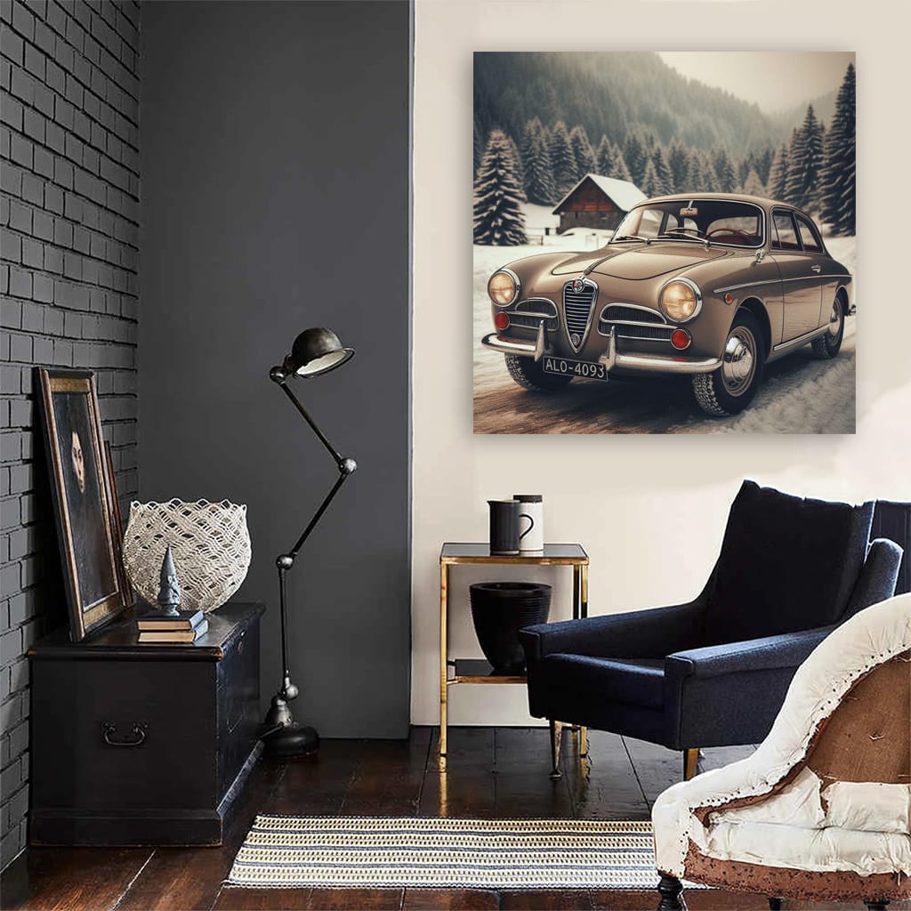 Alfa Romeo Giulia Wint Wall Art