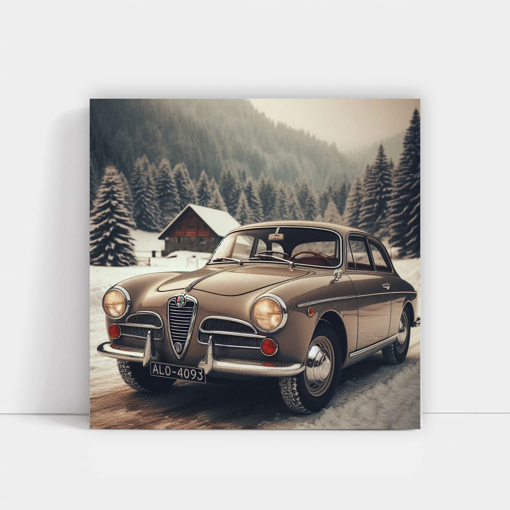 Alfa Romeo Giulia Wint Wall Art