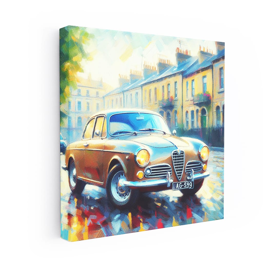 Alfa Romeo Giulietta Impressionism Wall Art